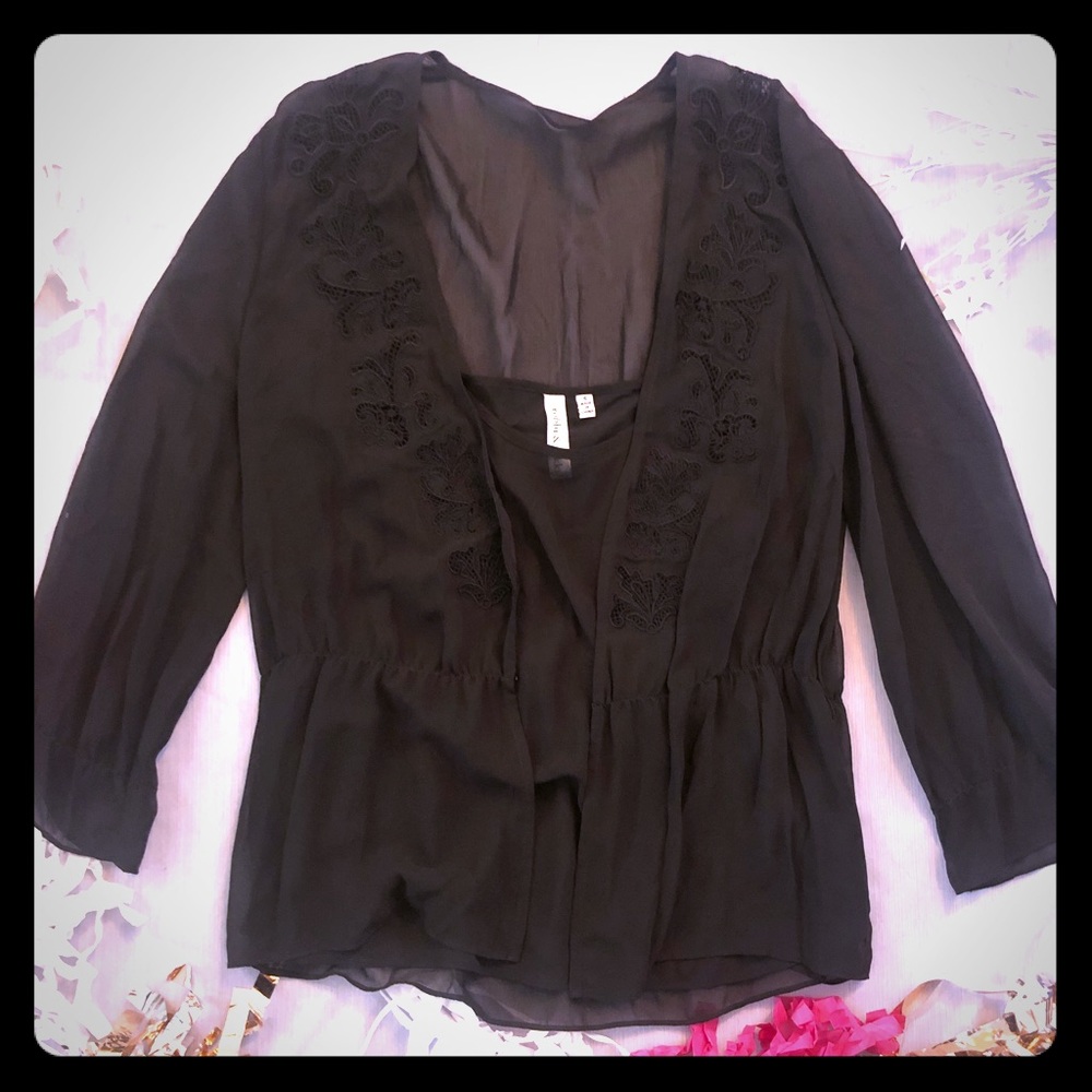 Overlay with attached tank slip